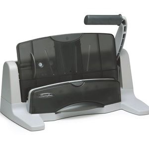 Swingline® LightTouch® Heavy Duty 2-7 Hole Punch, 40 Sheet Capacity, Gray A7074